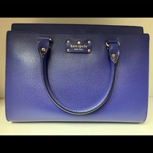 Vibrant blue Kate Spade satchel!